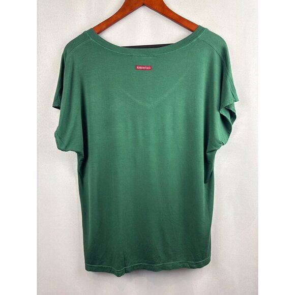 Women’s Hard Tail XS Green Short Sleeve Shirt - Picture 3 of 6